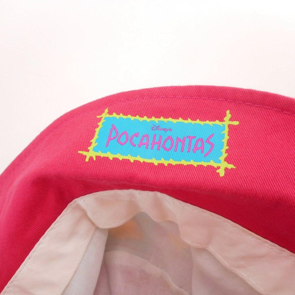 Vintage 90s Disney Pocahontas Bucket Hat Kids size ages 3-6 Colorful 100% Cotton - Picture 4 of 6